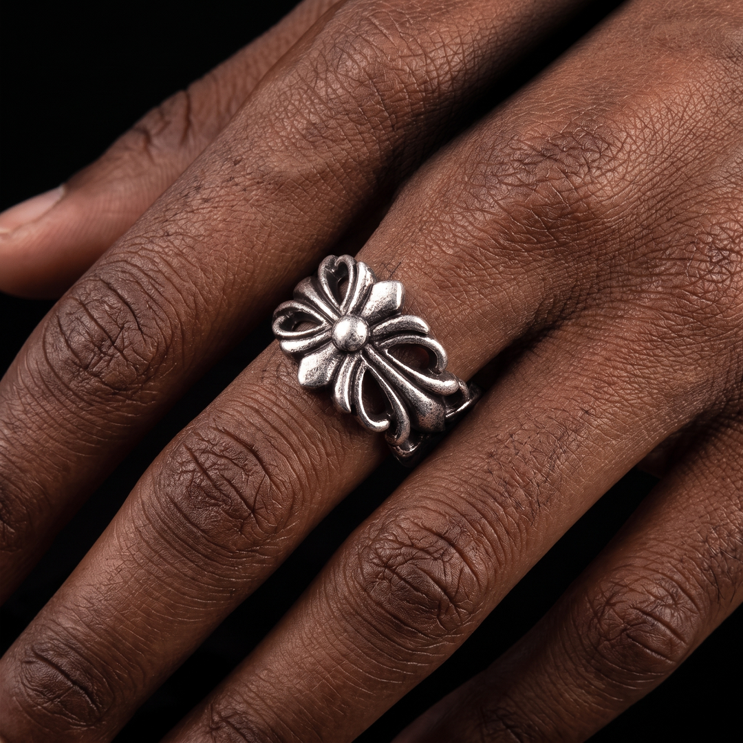 Floral Open Ring