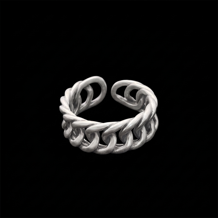 Chained Open Ring